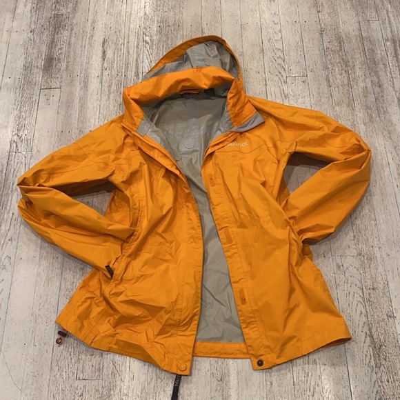 Marmot orange eco rain jacket windbreaker size MM.Unisex used condition - Picture 13 of 15